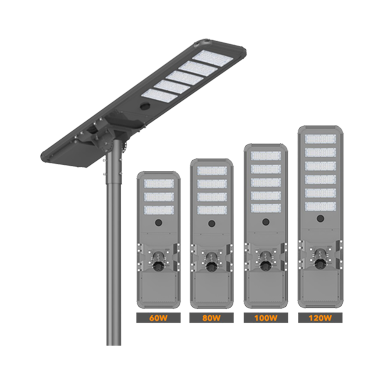 60W-120W All-in-one LED solar street light